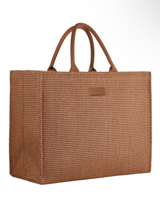 Burberry Handbags - BURBERRY Woven Tote Beach Bag in Brown / Beige Stylish Everyday Carry NEW